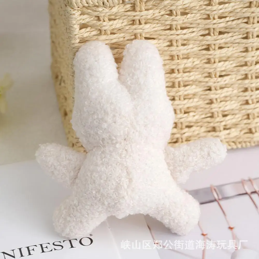 Miffy Rabbit Creative Plush Keychain Cartoon Doll Key Pendant Backpack Hanging Decoration Couples Anniversary Small Gift