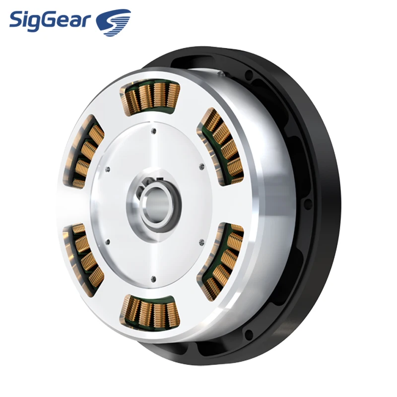 SigGear Design 105mm 24v 48v Micro Robot Joint Wearable Devices Actuator Cycloidal Drive Gear Reduction Motor Mini Dc Gear Motor