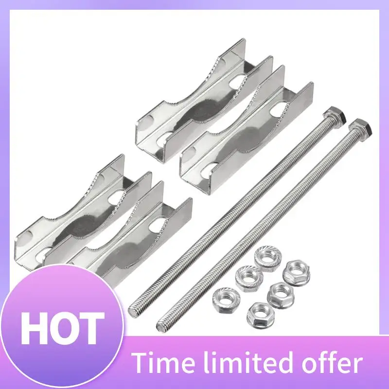 

A11R Double Antenna Mast Clamp Kit Fortv CB Ham Flag Post V Jaw Block Tomast Clamp Mounting Bracket Holder