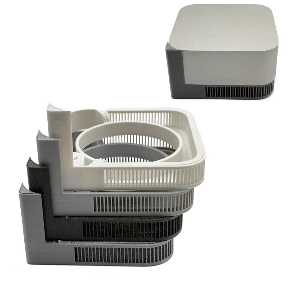

Верхняя кнопка включения питания + охлаждающая база, подходит для Mac mini M4/M4 Pro 2024, верхняя кнопка питания, кнопочный переключатель для 3D-печати + охлаждающая база