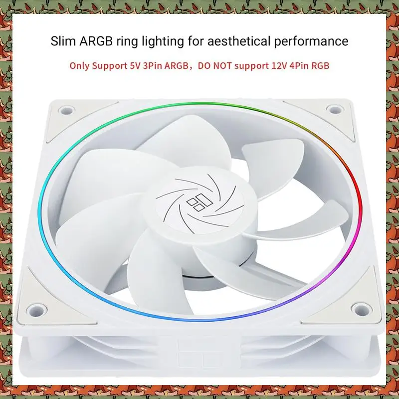 

ABLQ TL-S12RW X3 CPU Fan 120Mm Reverse Fan Case Cooler Fan Comes With ARGB Lighting,CPU Cooling Fan With 1500RPM Speed