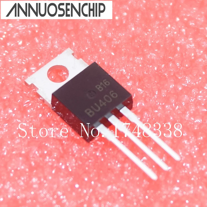 10 Buah BU406 Transistor Bipolar-BJT 7A 200V 60W NPN