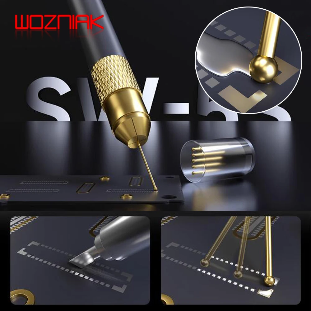 MECHANICSW-5SпозолоченныйразъемFPCреболлинговыйприпойдлятелефонов,материнскаяплатаBGA,чиппроцессора,пайка,ремонт,всасывание,оловянныеинструменты-AliExpress1420