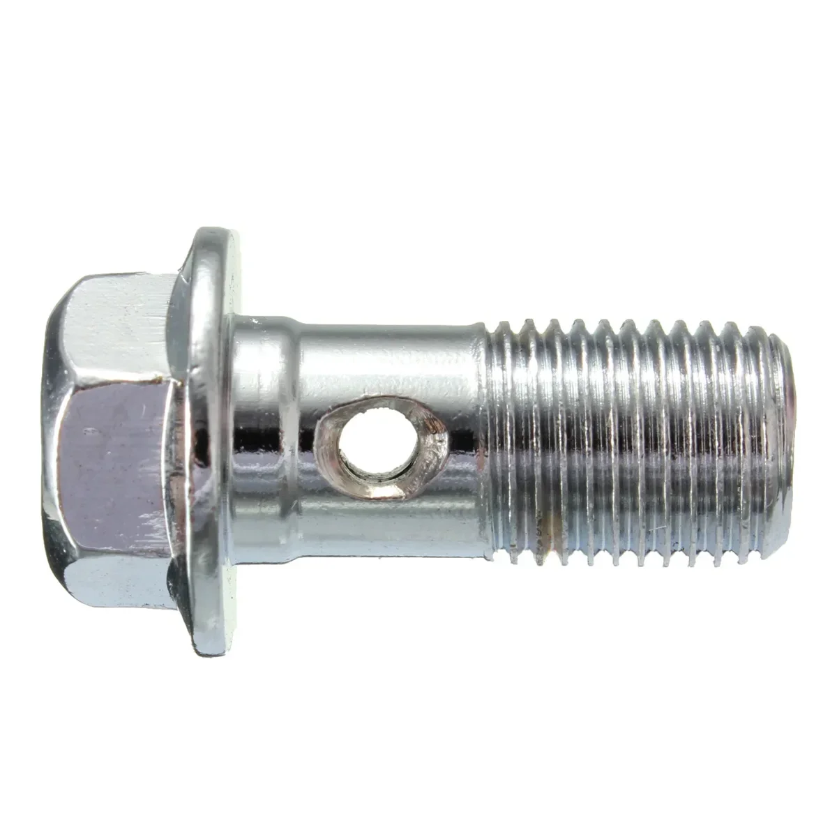 For Honda/Kawasaki/Suzuki/Yamaha 10mm M10x1.00 Motorcycle Brake Caliper Banjo Bolts Screws Chrome Steel