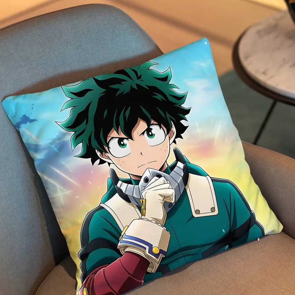 Curly hair Himiko Toga Izuku Midoriya day gift Pillow Case Living Room Sofa Cushion Cover Suitable For Home Bedroom Room custom