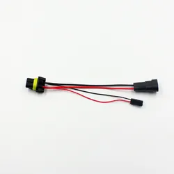 1PC 9005 9006 Universal Adapters Wire Harness Connector for the HID Bi-Xenon Headlight H/L Retrofit H1 D2s HID Bulbs