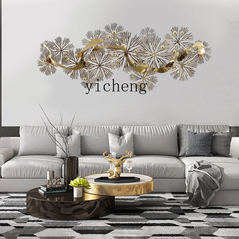 BJ-17  living room sofa background wall decoration pendant three-dimensional wall decoration metal wrought iron