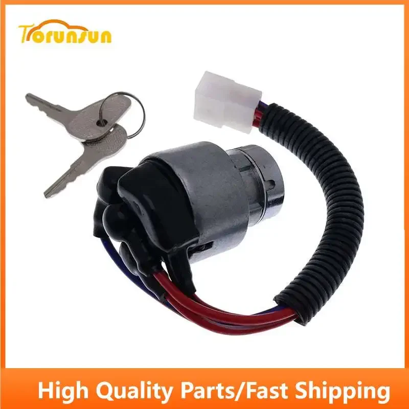 

Ignition Starter Switch TC020-31820 TC020-31822 3 Position 5 Connection termial Compatible with Kubota B2150 M6800 MX4700F