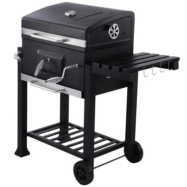 Portable Foldable Stainless Steel Charcoal BBQ Grill for Outdoor Camping Picnic Backyard Cooking-All Seasons Use Packaging