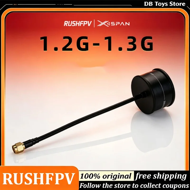 RUSHFPV XSPAN 1.2-1.3G FPV Antenna 165mm*41mm High Gain Circularly Polarized RC Model Long Range Suitable for Adult Hobby