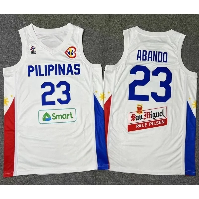

25_26 Summer New Basketball Vest Philippine Men's Basketball Top Sleeveless Sports Training Suit Adult and Children's T-shirt