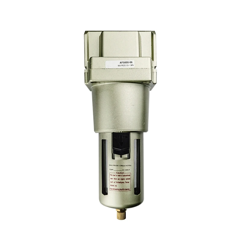 

Air Source Processor AF5000-06 BSP 3/4" Pneumatic Pump Filter Oil And Water Separator Drainage