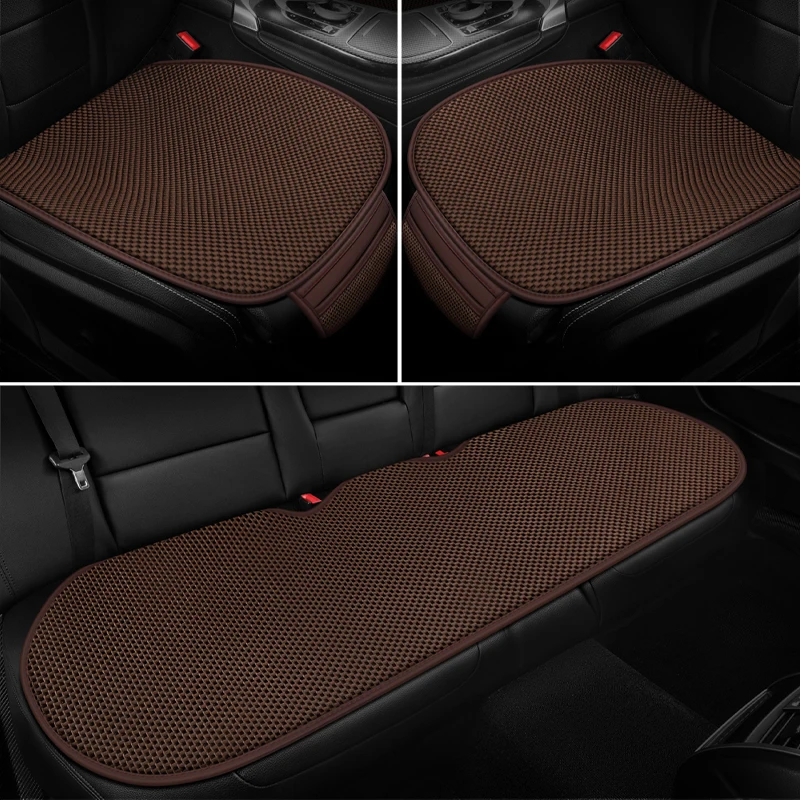 New Cellular Mesh Ice Wire Small Three-Piece Car Pad Comfortable Four Seasons Universal Breathable Three-Piece Set