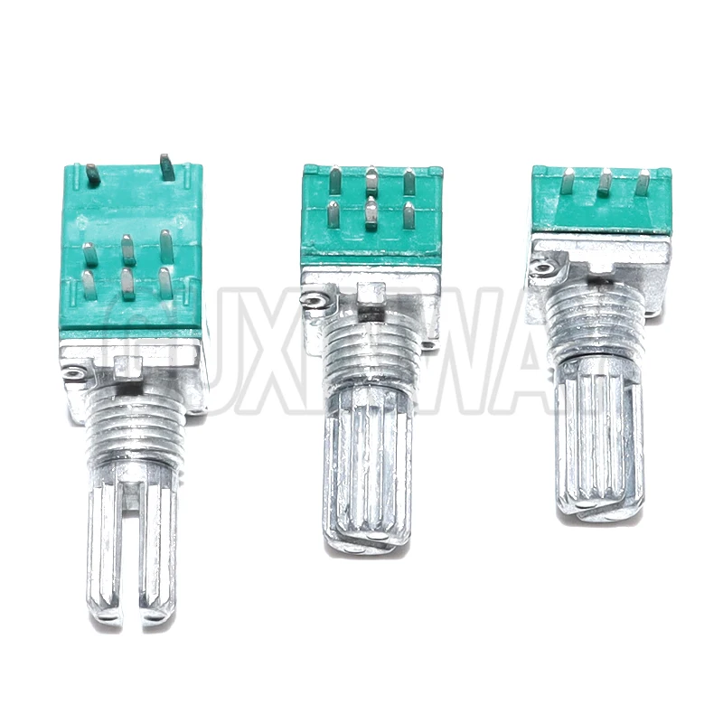 5pcs RK097 RV097NS B5K B10K B50K B100K B500K  Audio Amplifier Sealed Linear Volume Potentiometer Resistor 15mm Shaft 3/5/6/8pins