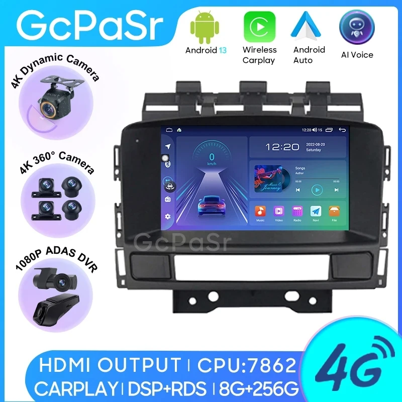 Car Radio Android 13 For Buick Excelle GT XT Opel Astra J 2011-2014 GPS Navigation Android Auto Video Stereo 5G Wifi No 2din DVD