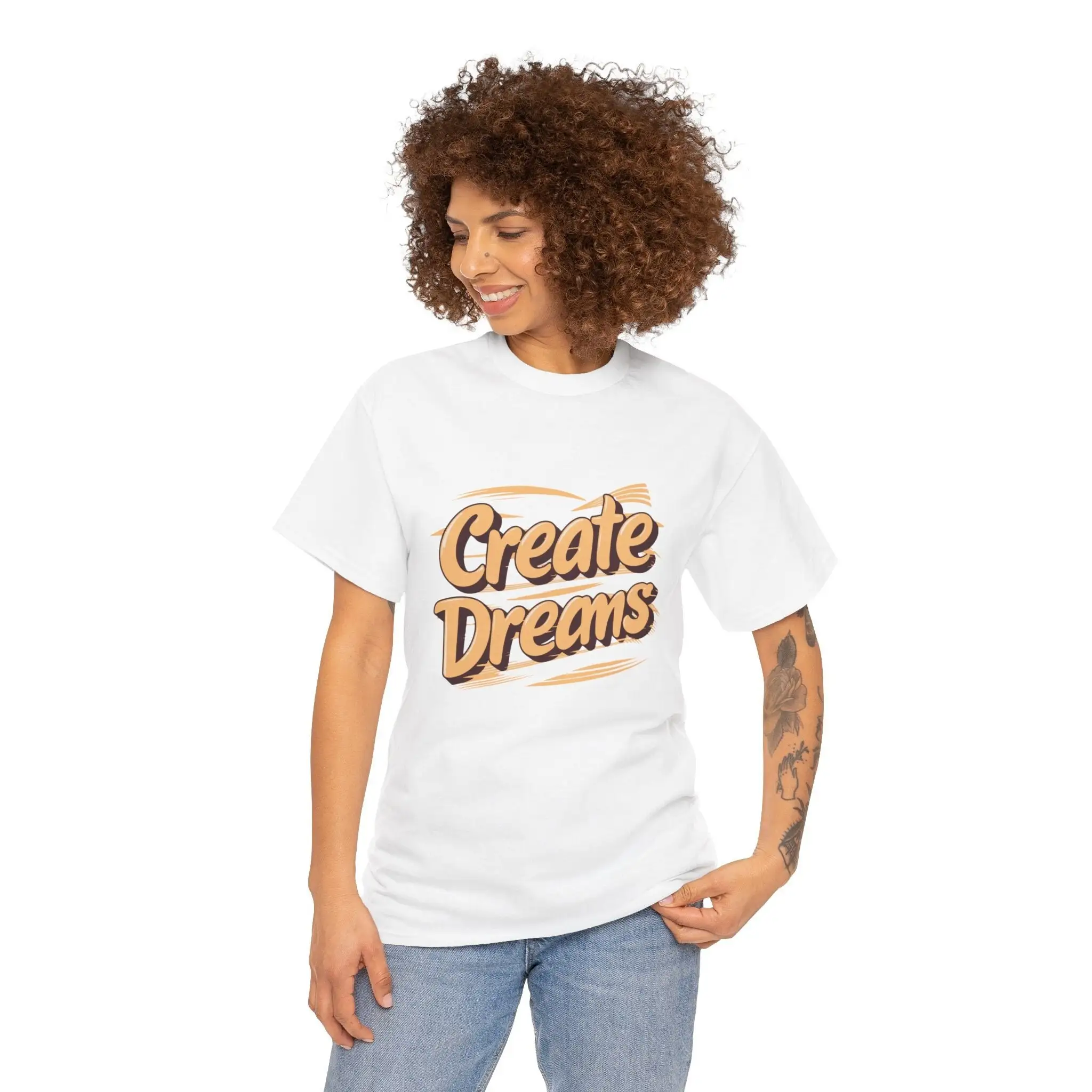 Retro Style Create Dreams T Shirt Y2k Baby Clothes 90s Vintage Trendy 2000s Nostalgia Birthday