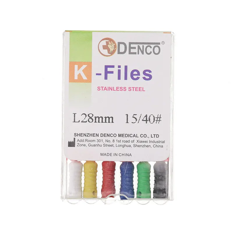 Dentistry K File Stainless Steel Root Canal Filing Needle K-type Enlarged File Dental Oral Tools Complete Range Material Models