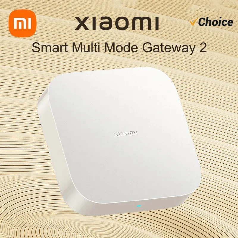 2025 Neues Xiaomi Smart Multimode Gateway 2-Protokoll Bluetooth Mesh Zigbee 3.0 Verknüpfung Smart Remote Control Hub für Mi Home App CN