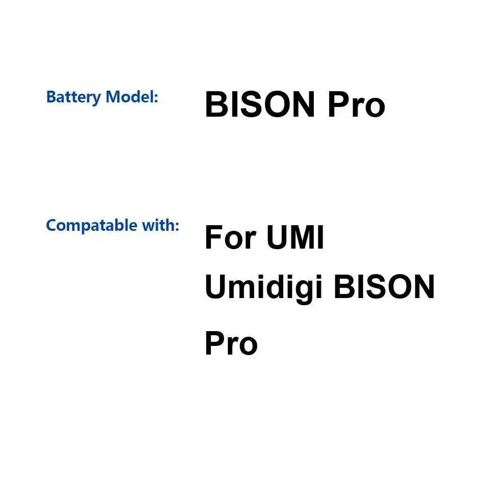 

Для Umidigi Umi Bison Pro 5000 мАч аккумулятор мобильного телефона надежная замена долговечная работа