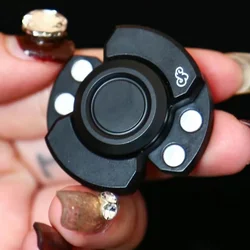 Magnetyczny suwak Spinner Haptic zabawki Fidget ze stali nierdzewnej dorośli lęk sensoryczny ADHD gadżety EDC Juguetes Antiestrés