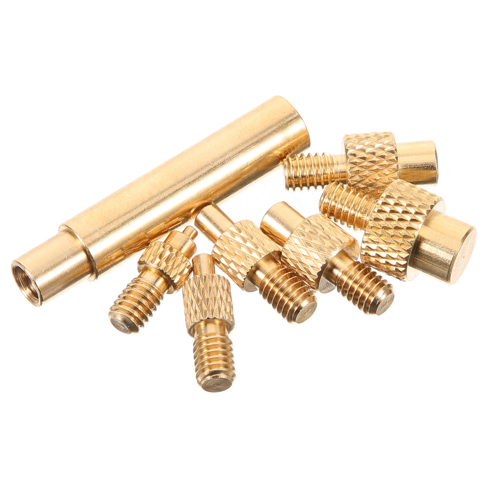 

Nut Pressure Head 3D Printer Threaded Insert Brass Soldering Tips for Printing Heat Embedment Irons Inserts Adapter