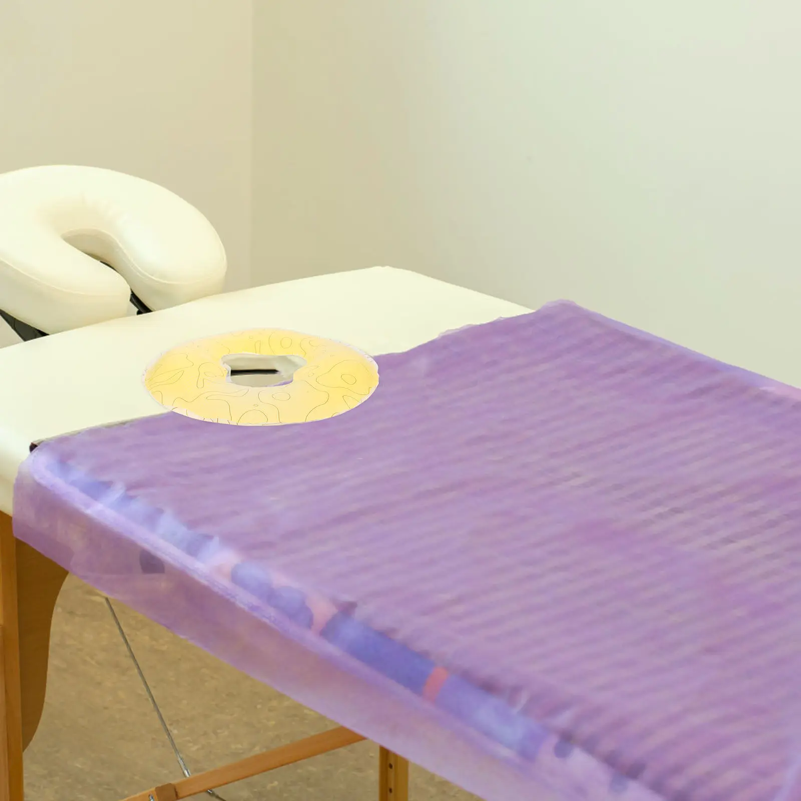 

Силиконовая подушка для лица для массажного стола и косметологической кушетки: повышенный комфорт, круглая форма, легко чистится, съемная, для спа-процедур