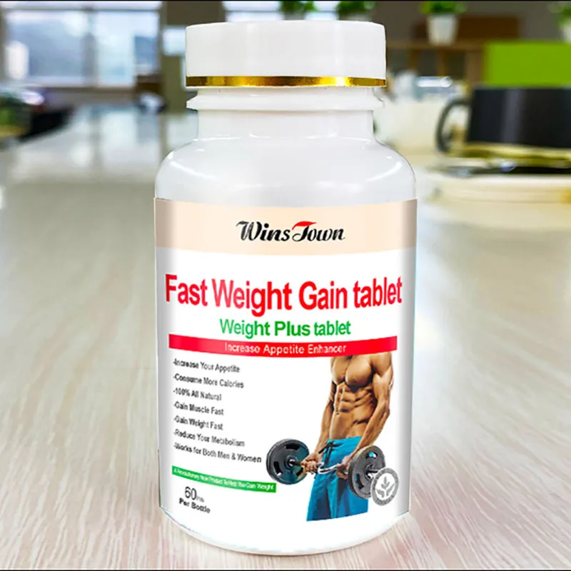 

2 Bottle Fast Weight Gain Tablet For Both Men Women Quick Muscle Mass Growth Increase Appetite Enhancer Weight Gainer 60 Pills