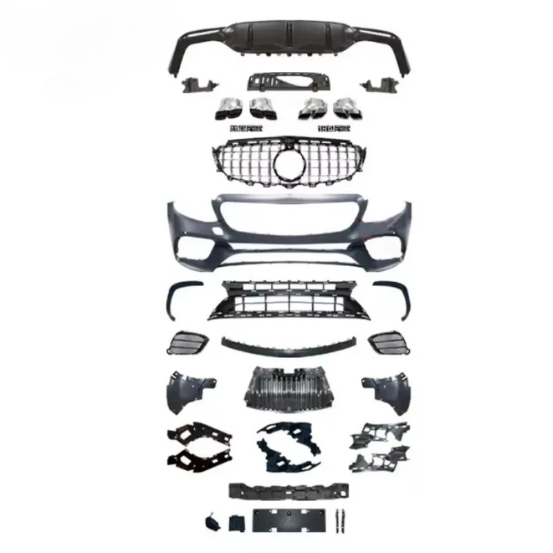 

Stlf New For W213 E63s Style Bumper With Fog Light Grille Modified Body Kit For Retrofit/Upgrade
