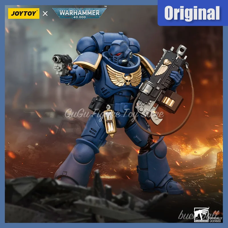 Original Joytoy Warhammer 40k 1/18 Action Figure Ultramarines Intercessors 3.0 Model Collectiion Decor Toys Birthday Gifts