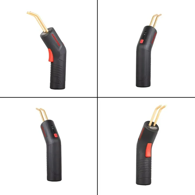 Pistola de soldadura con grapadora caliente A702, pistola soldadora de plástico inalámbrica, kits de reparación de parachoques de coche con grapas de soldadura de plástico