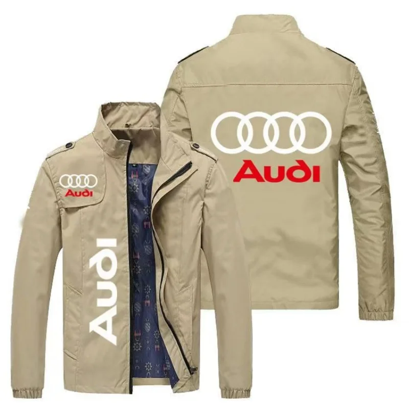 

Veste De Moto Avec Logo Imprimé Audi Pour Hommes, Coupe-vent Décontracté, Vêtements De Sport De Motard Minces, Vêtements De Cour