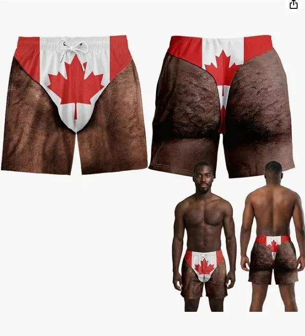 Lustige Badehosen für Herren mit 3D-Print, Fake-Skin-Boardshorts, Sommermode, viral, Strandshorts, Geschenk für Freund oder Ehemann – Detail 6