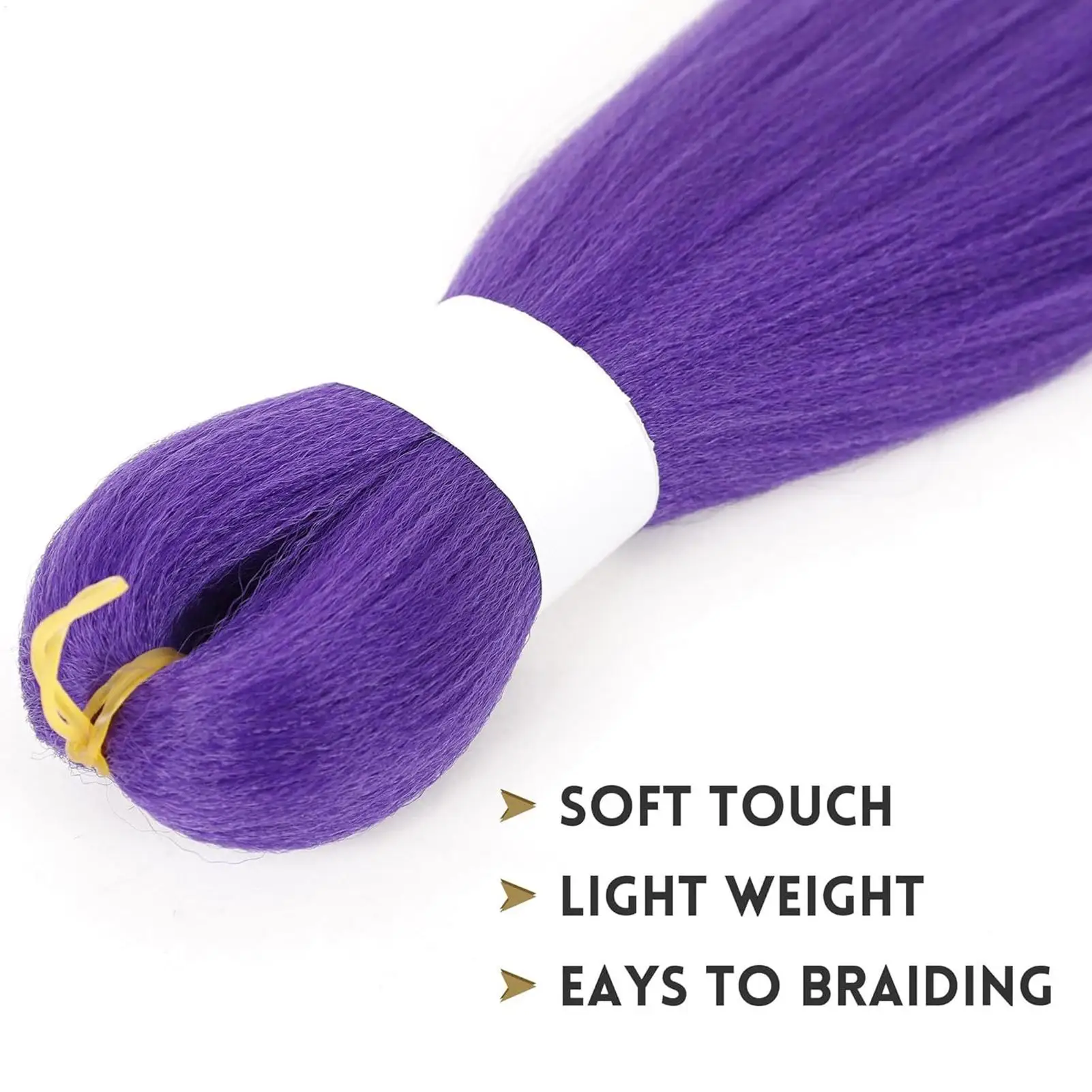 Braiding Hair Straight No Tangling No Shedding Long Lasting Hair Extensions Braids for Stage Party Halloween Carnival Role Play