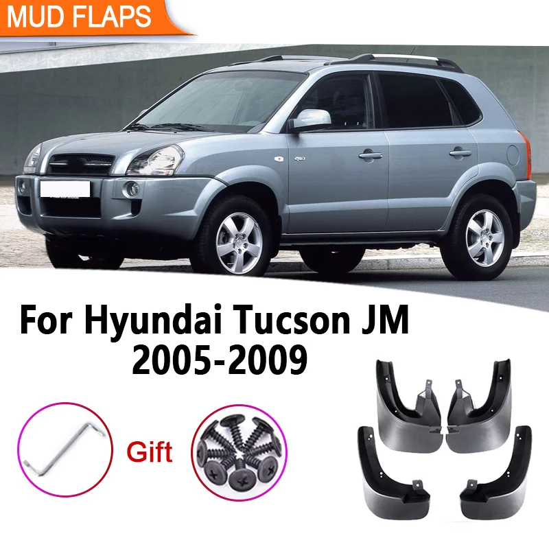 

Автомобильные брызговики, 4 шт./компл., для Hyundai Tucson JM 2005 2006 2007-2009, крыло с защитой от брызг, брызговики, инструменты, автоаксессуары
