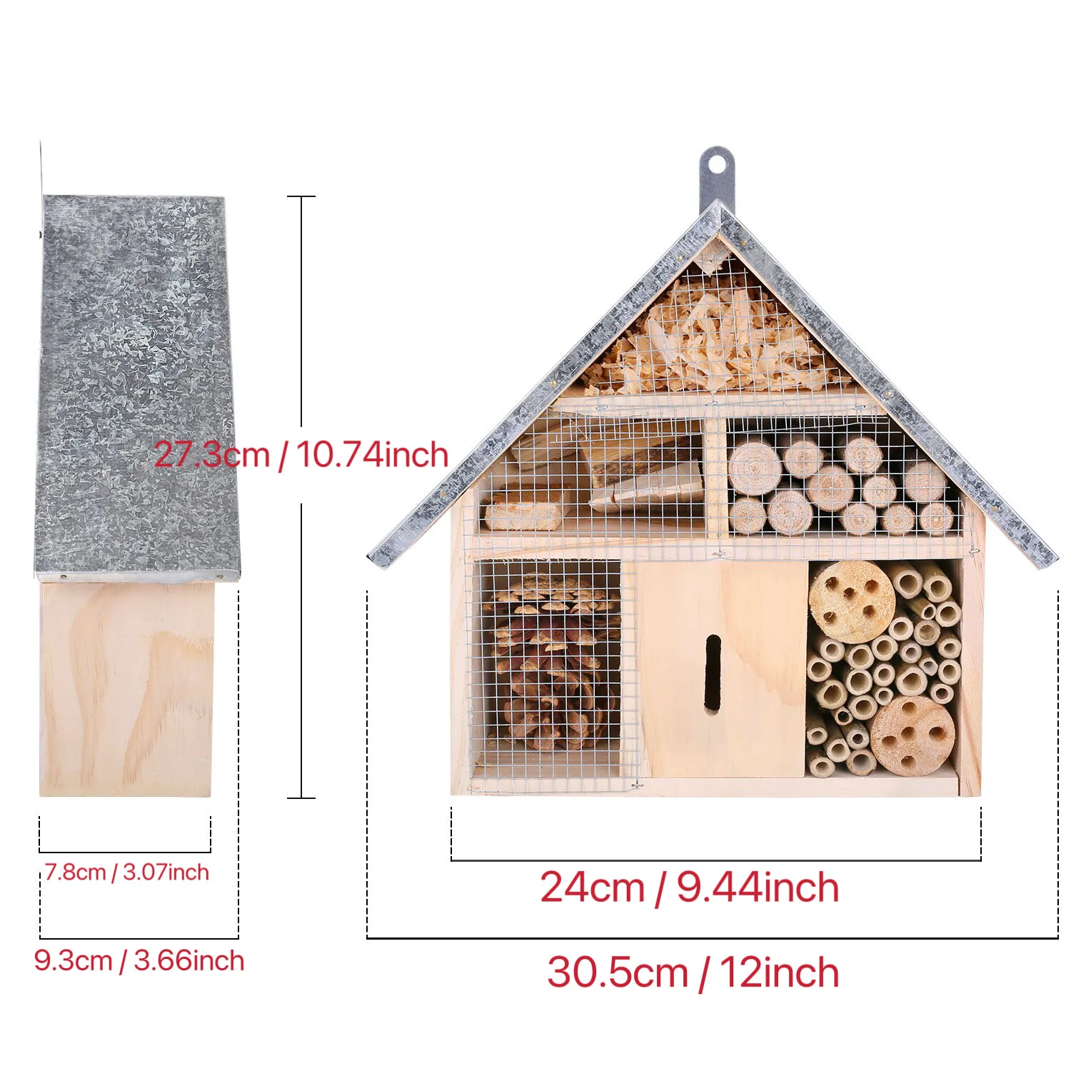 حديقة منزل الحشرات الخشبي عش ا - مراجعة Insect Hotel Wood وسعره