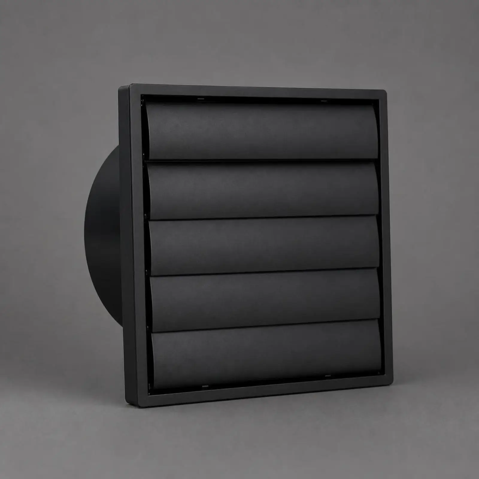 Louvered Grille Wall Vent Cover ABS Plastic with Pre Drilled Holes and Screen Mesh for Duct Exhaust Ventilation in Home Kitchen