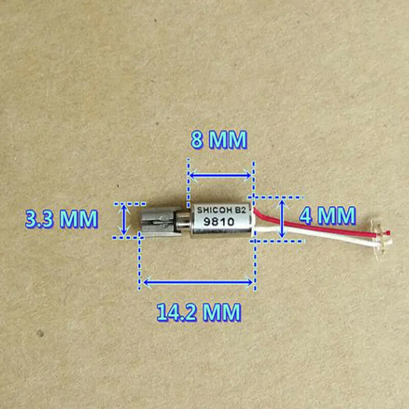 5-pole Mini 4*8mm Coreless Motor DC 3V-3.7V Electric Motor Vibrator for Smart Watch
