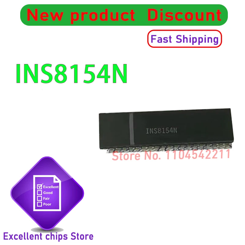 

1 шт./лот 100% новый оригинальный INS8154N DIP40