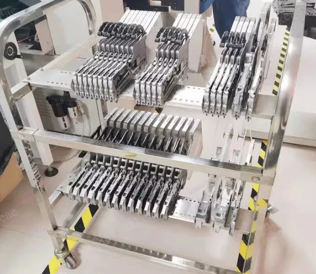 Electric Feeder Truck: Material Racking Cart for Warehouse Use