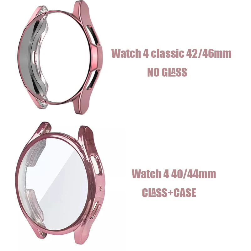 Ốp Lưng Dành Cho Samsung Galaxy Samsung Galaxy Đồng Hồ 4 Classic 46 Mm/42Mm TPU Mạ Toàn Năng Chống Rơi tấm Bảo Vệ Màn Hình Cover Ốp Lưng 42/46 Mm