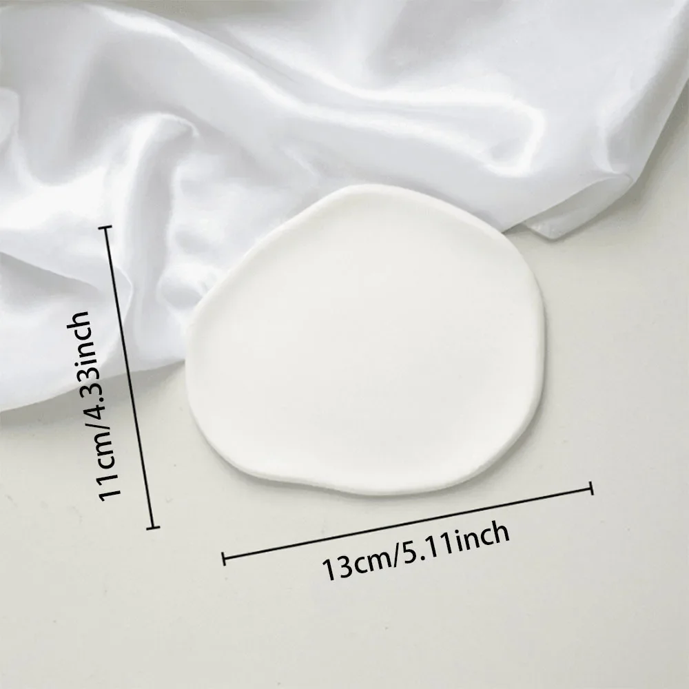 1PC Elegant White Jewelry Tray Perfect For Organizing Rings Earrings  Necklaces Bracelets Durable Stylish Jewelry Storage ﻿Tray