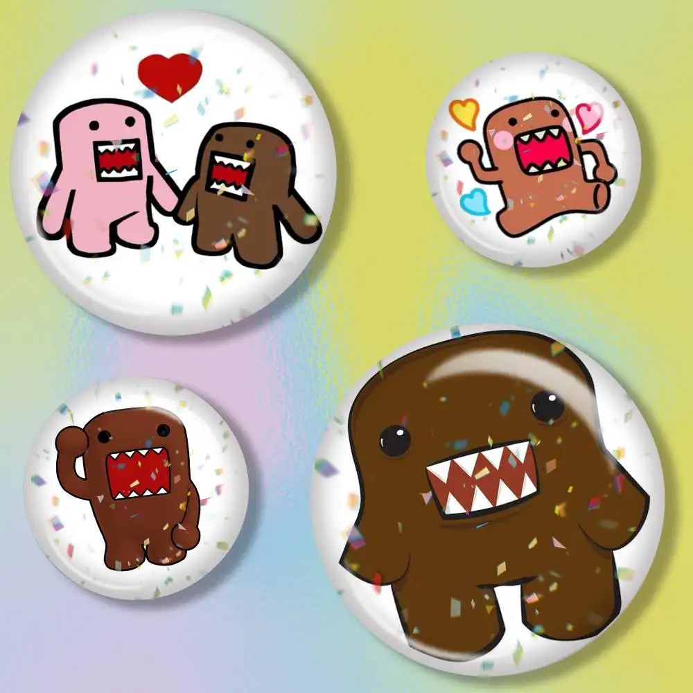 Chibi Cute Domo-kun  Tin badges in 25/32/44/58/75mm, brooch pins for accessories & gifts,Souvenir.