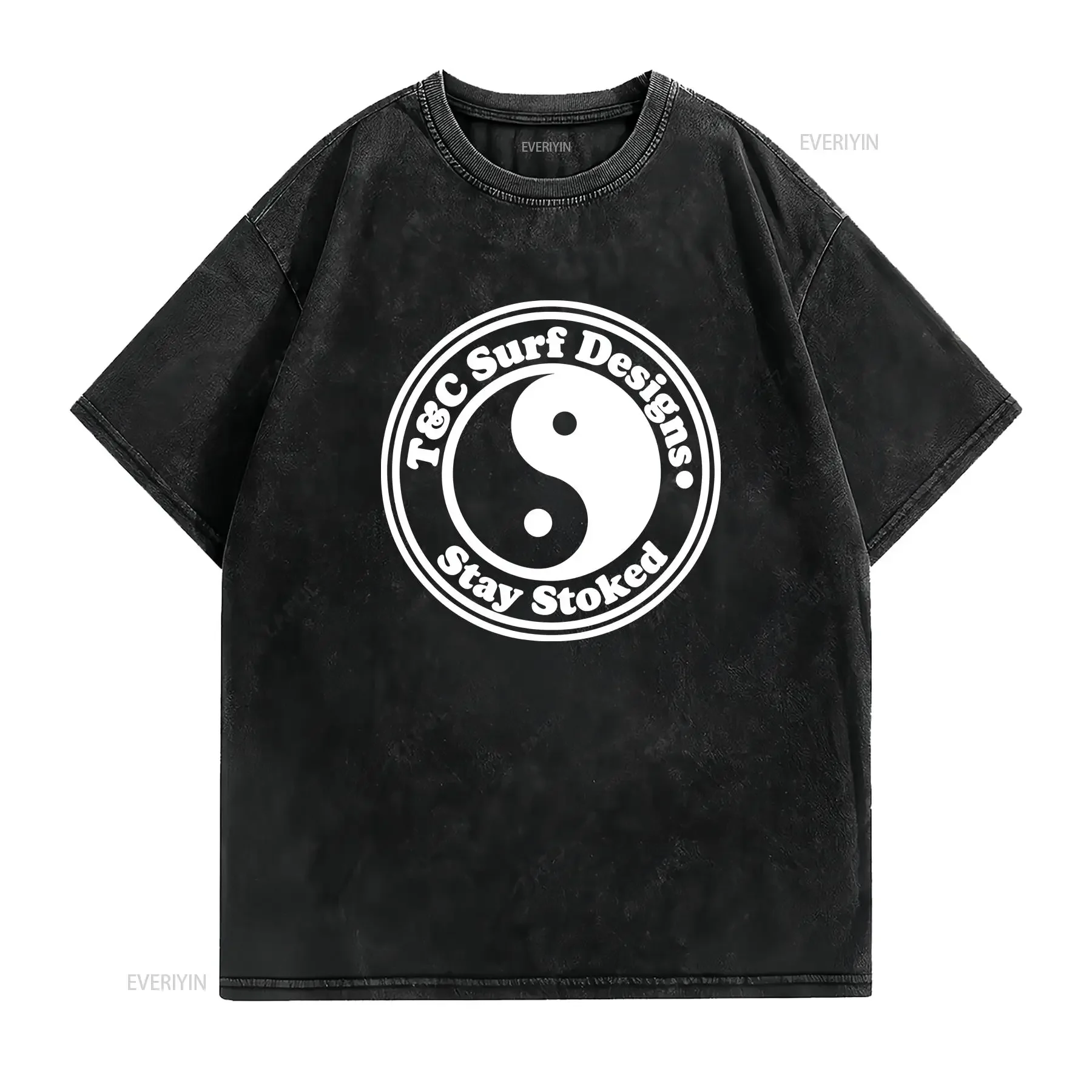 T C Town And Country Surf Designs Men's M Black  Shirt Vintage 80s vintage Washed designer clothes Comfortable graphic