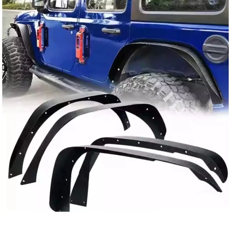 New Style Wide Eyebrow Fender Trim Wheel Arch For Wrangler JK 2008-2017 Exterior Modification Parts