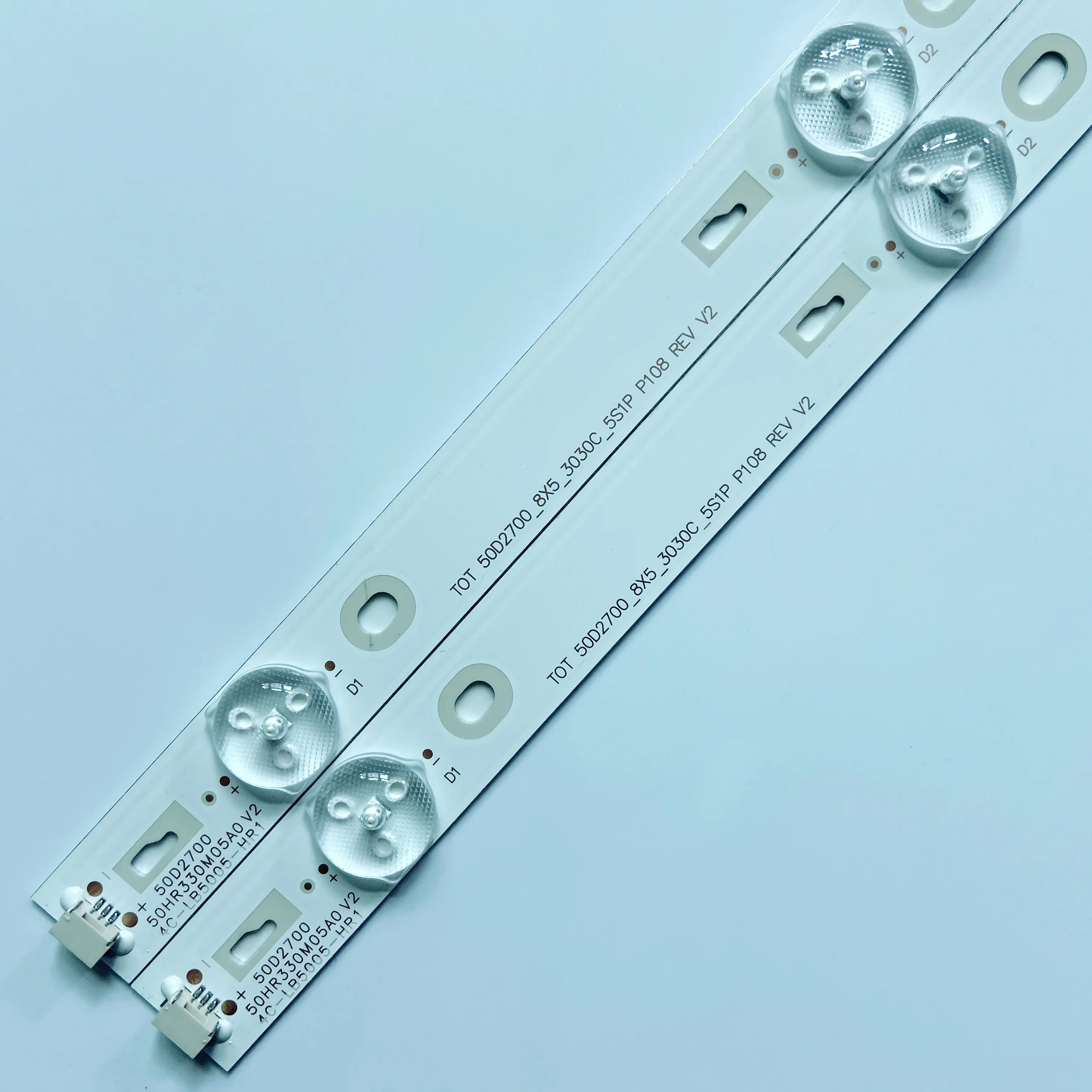

8pcs/Kit LED backlight Strips for TOT_50D2700_8X5_3030C_5S1P 551P P108 REV V2 2014/12/29 LVF500NDEE 50FA3213 D50A710 D50A810