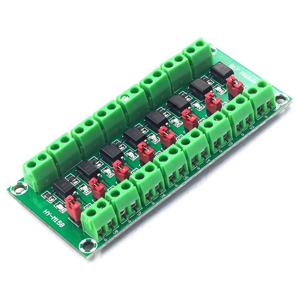 817 Optocoupler Voltage Control Transfer Module 3.6-30V Voltage Converter Module 8-way Drive Photoelectric Isolated Module