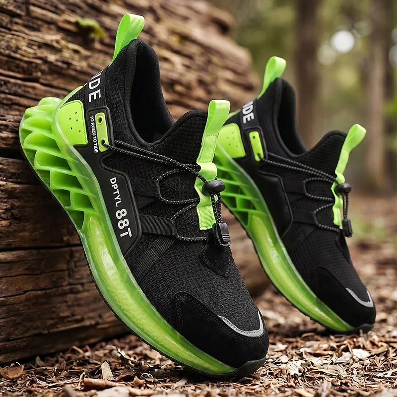 Male Sneakers Men Thin Tide Shoes Hollow Breathable Men Tide Brand 2026 NEW Summer Running Net Shoes Youth Blade Walking Shoe