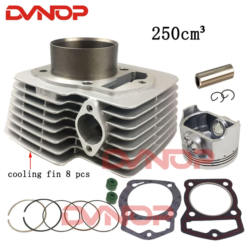 Motorcycle Cylinder Kit for CB250 CB 250 CBB250  250cc 69mm Off Road Dirt Bike KAYO CQR Engine Spare Parts