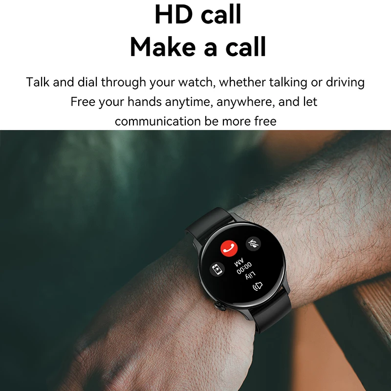 NFC Smartwatch para Homens e Mulheres, Impermeável, Sport Fitness Tracker, Multifunções, Bluetooth Call, Huawei, Xiaomi, Novo, 2022