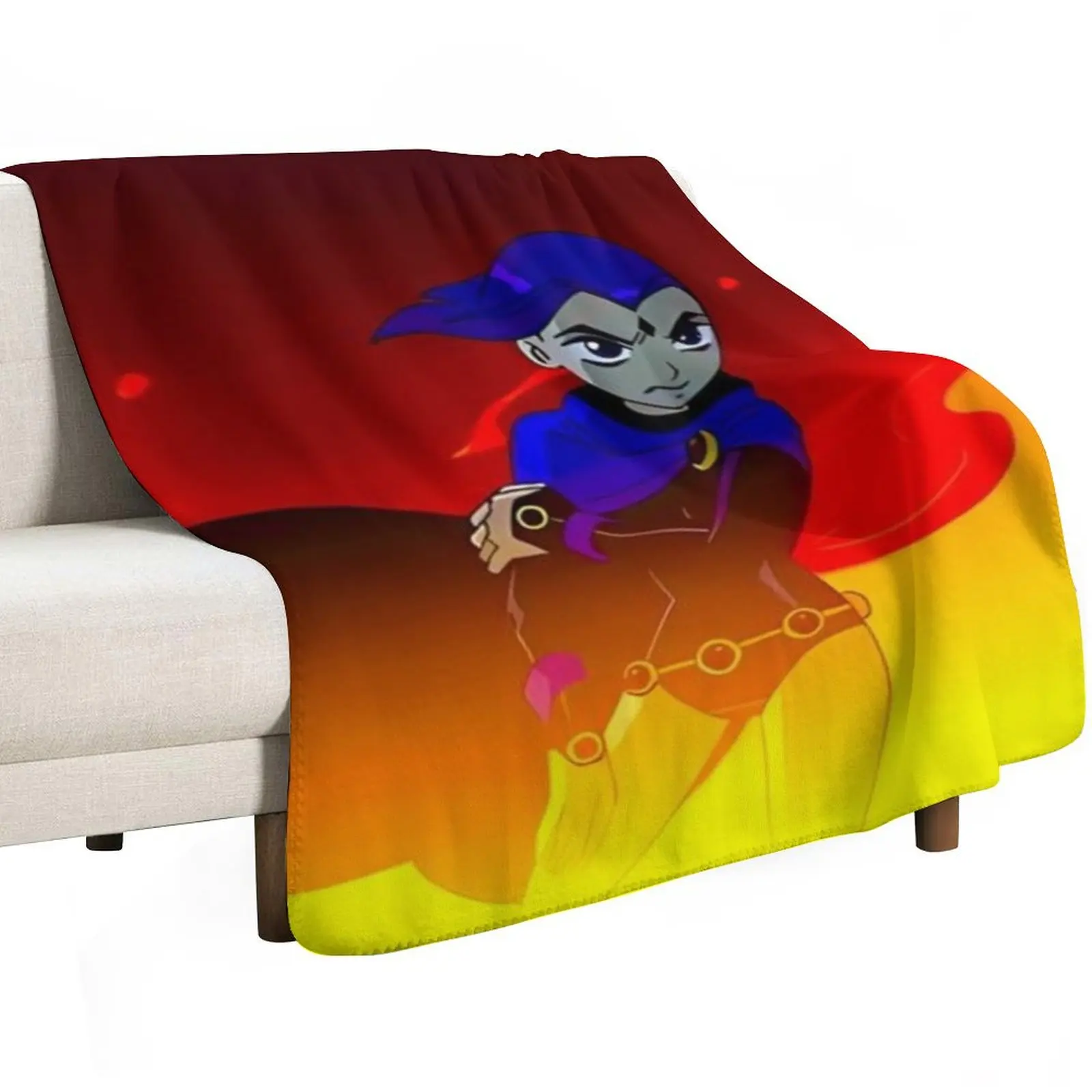 IN THE FIRE RAVEN Throw Blanket Kid'S Giant Sofa Plaid Quilt warm winter Luxury Brand Blankets